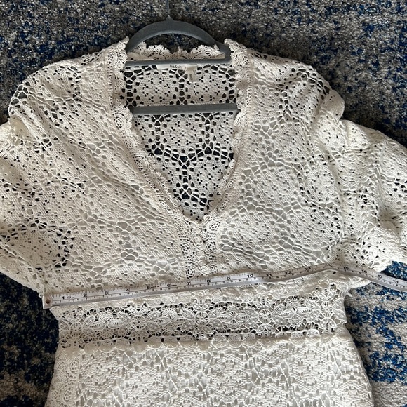 ba&sh Lorr V-Neck Crochet Lace Maxi Dress - Picture 12 of 12